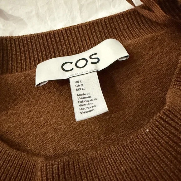 COS NWOT 100% MERINO WOOL CREW-NECK SWEATER - Picture 7 of 8